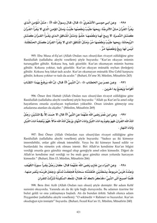 Riyazüs Salihin Hadis Kitabı 