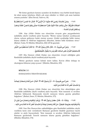 Riyazüs Salihin Hadis Kitabı 