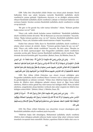 Riyazüs Salihin Hadis Kitabı 