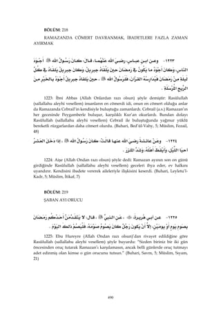 Riyazüs Salihin Hadis Kitabı 