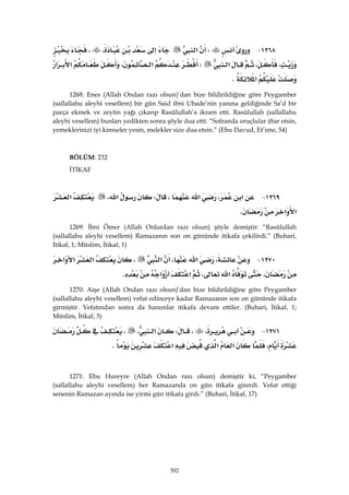 Riyazüs Salihin Hadis Kitabı 