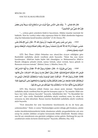 Riyazüs Salihin Hadis Kitabı 