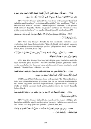 Riyazüs Salihin Hadis Kitabı 