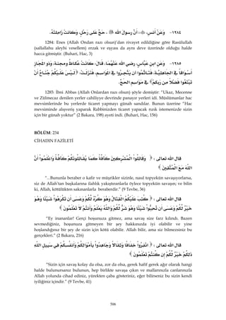 Riyazüs Salihin Hadis Kitabı 