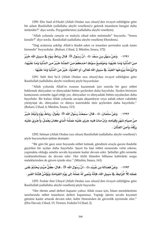 Riyazüs Salihin Hadis Kitabı 