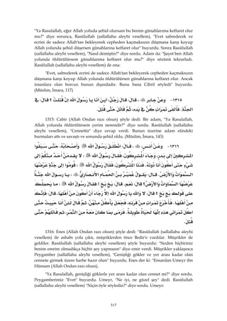 Riyazüs Salihin Hadis Kitabı 