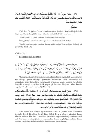 Riyazüs Salihin Hadis Kitabı 