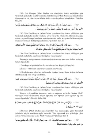 Riyazüs Salihin Hadis Kitabı 