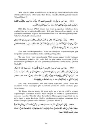 Riyazüs Salihin Hadis Kitabı 