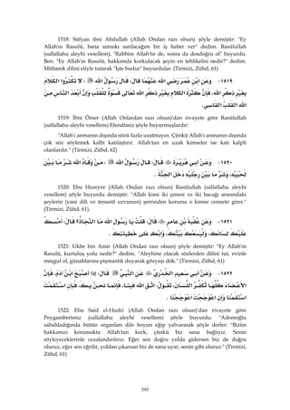 Riyazüs Salihin Hadis Kitabı 