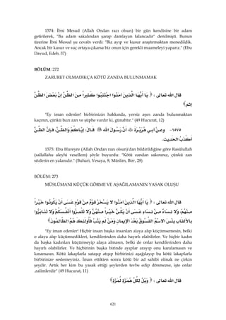 Riyazüs Salihin Hadis Kitabı 