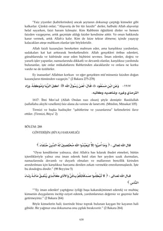 Riyazüs Salihin Hadis Kitabı 