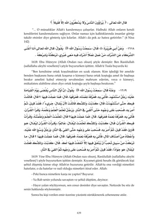 Riyazüs Salihin Hadis Kitabı 