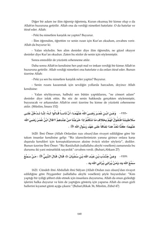 Riyazüs Salihin Hadis Kitabı 
