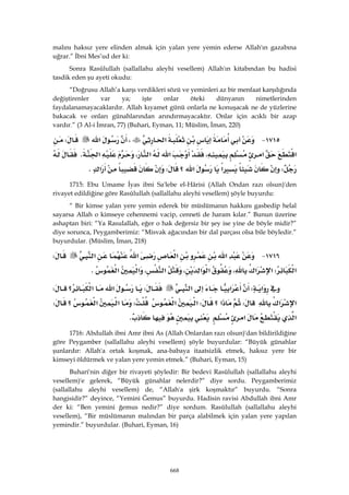 Riyazüs Salihin Hadis Kitabı 