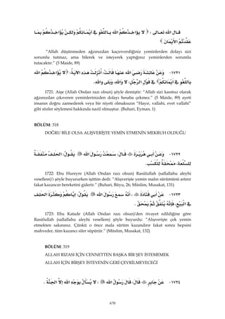 Riyazüs Salihin Hadis Kitabı 