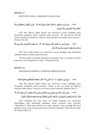 Riyazüs Salihin Hadis Kitabı 