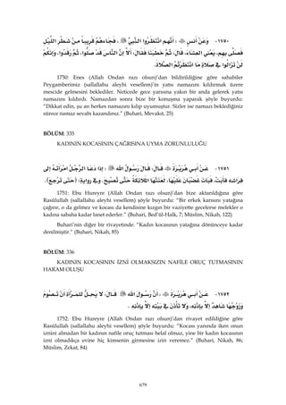 Riyazüs Salihin Hadis Kitabı 