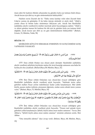 Riyazüs Salihin Hadis Kitabı 