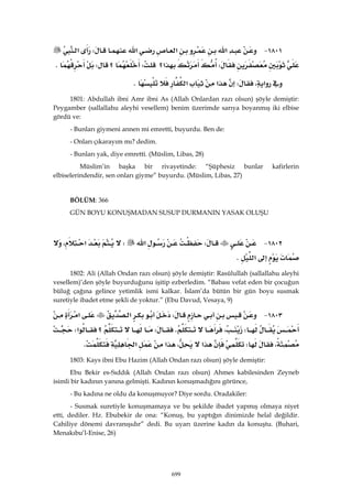 Riyazüs Salihin Hadis Kitabı 