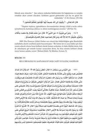 Riyazüs Salihin Hadis Kitabı 