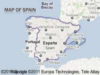 Madrid	Noong Nobyembre 1882, si Rizal ay nagpatala sa Universidad Central de Madrid sa dalawang kurso—medisina at pilosopiya at letra. 		Bukod sa puspusang pag-aaral niya sa Universidad, nag-aral parin siyang pagpinta at paglilok sa Akademya ng San Carlos. 