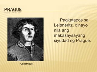 dresden		Dito nakilala si  Dr. Adolph B. Meyer. At ang pagpunta sa Dresden ay nataon sa kanilang panlalawigang panrelihiyon, pagdadaluhan o paglalahok ng mga bulalak. Samantala sa kanilang pamamasyal sa iksibisyon, nakita nila si Dr. Jagor.Dr. Adolph B. Meyer
