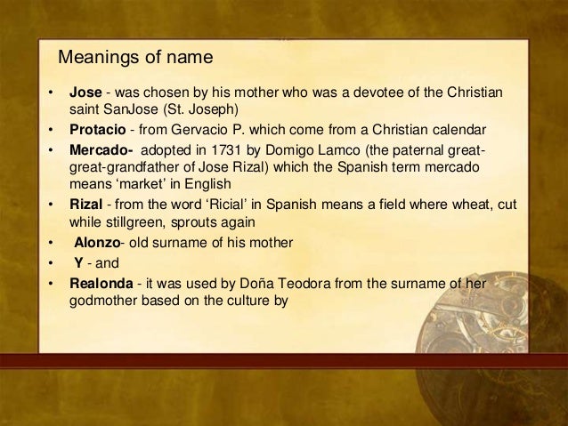 Rizal chapter 1