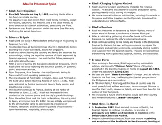 RIZAL-MIDTERM 1st quarter in college in. | PDF