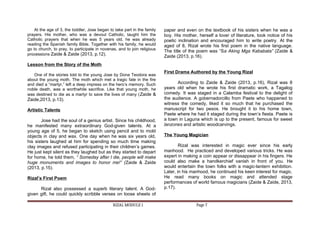 RIZAL-MODULE-1, this is a set of activity and story about Rizal | DOCX