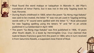 THE LIFE AND WORKS OF DR. JOSE RIZAL. PPT | PPTX