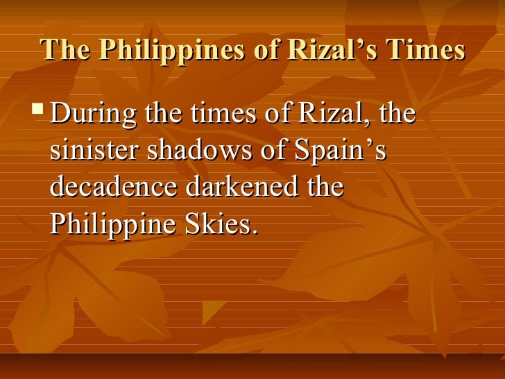 Rizal and his time