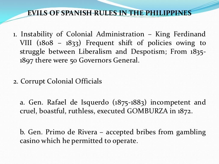 😀 Haciendas owned by the friars. Evils in the Philippines during Rizal