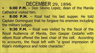 RIZAL'S MARTYRDOM AT BAGUMBAYAN | PPTX