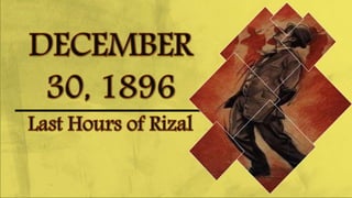 RIZAL'S MARTYRDOM AT BAGUMBAYAN | PPTX