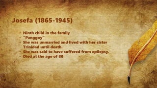 The Rizal family and siblingsssssss.pptx