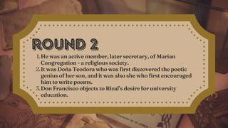 [RIZAL] Reporting. The family, childhood and education of rizal | PDF