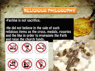 RELIGIOUS PHILOSOPHY
•
•
 