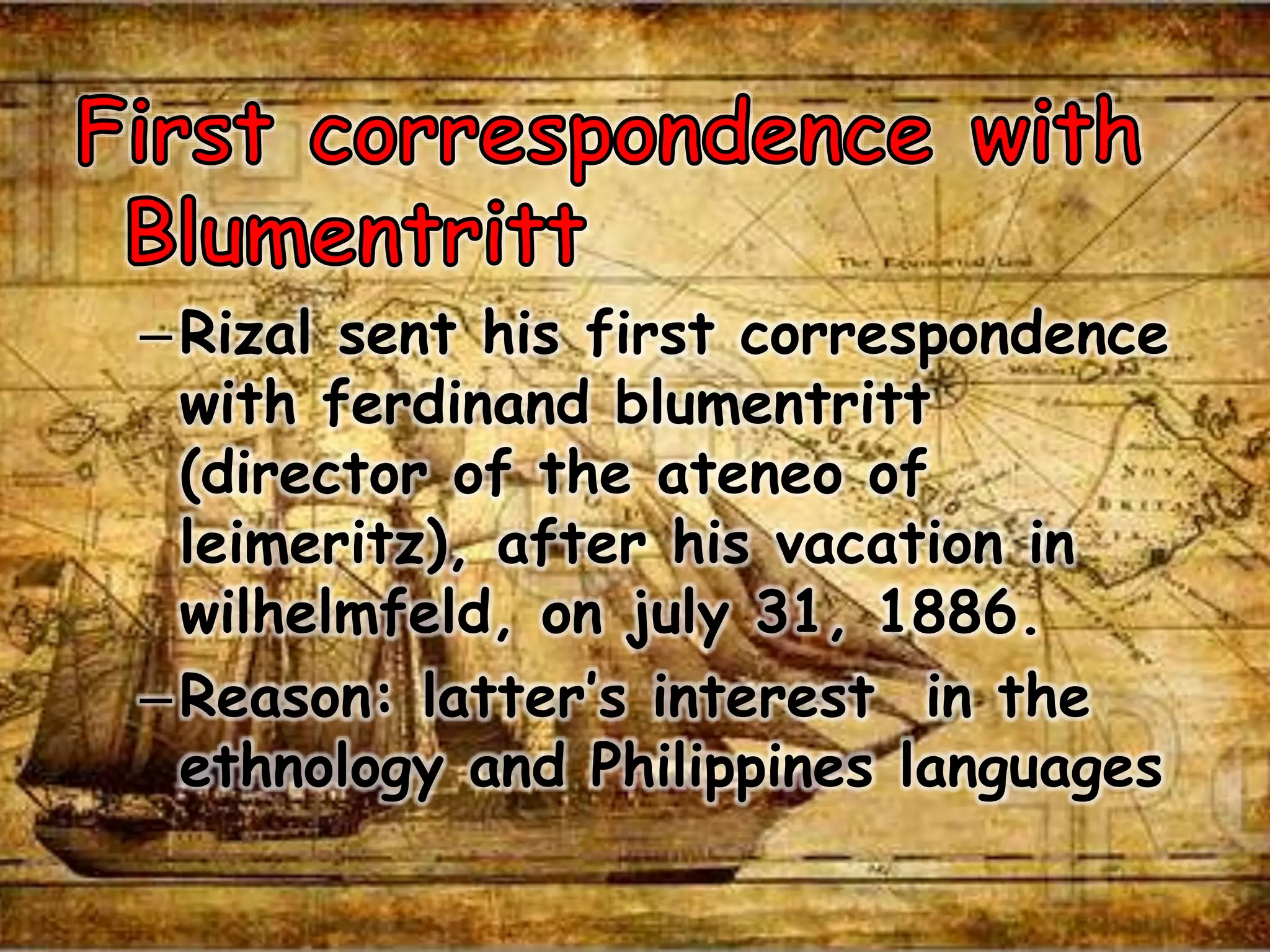 Rizal in germany and france | PPTX