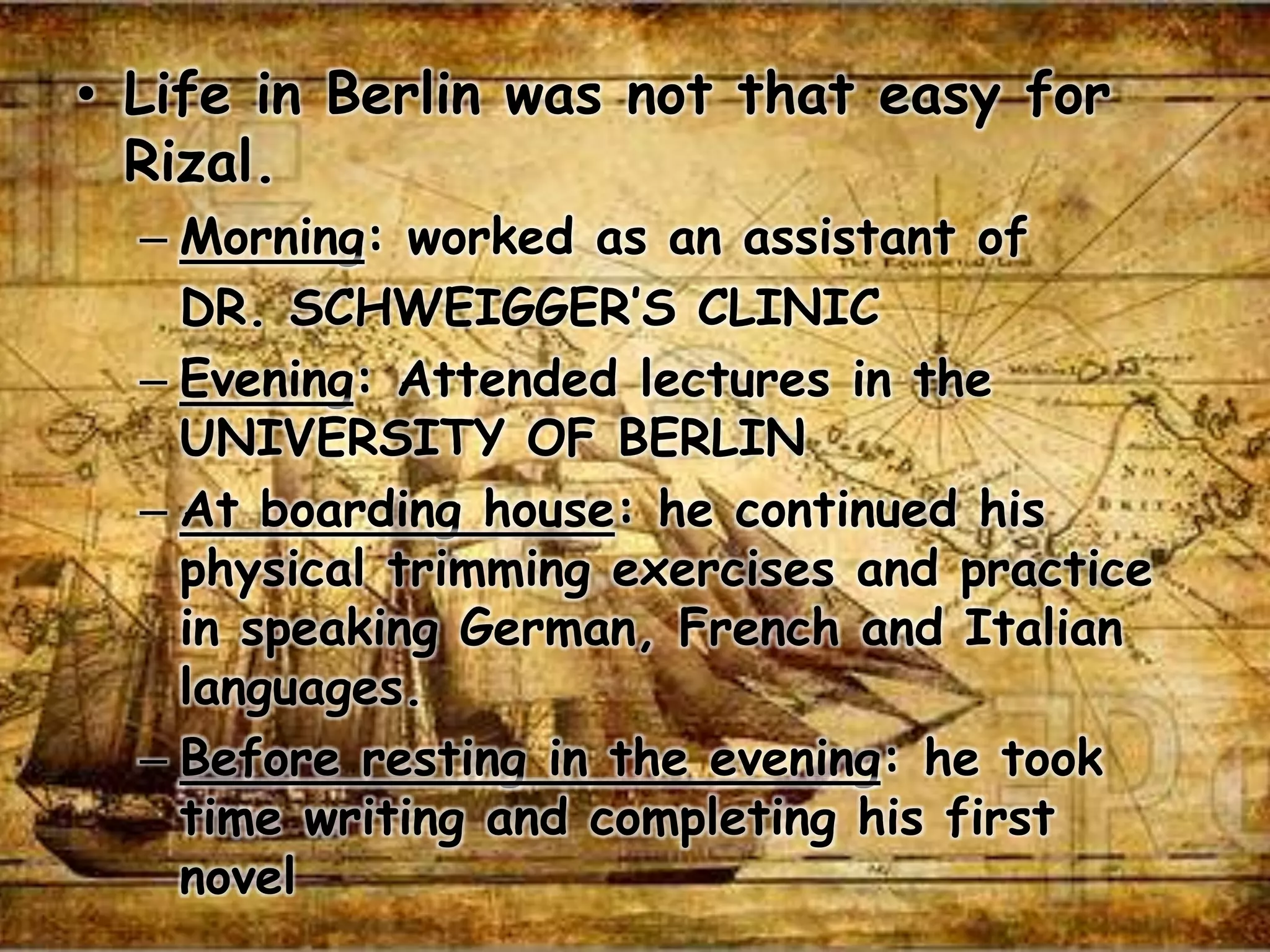 Rizal in germany and france | PPTX