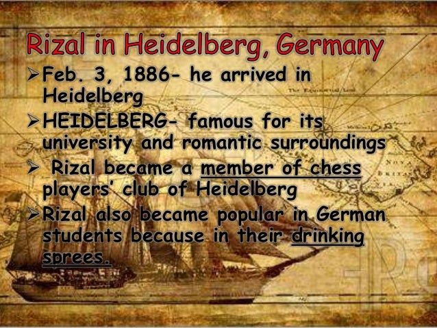 SOLUTION: Rizal in germany and france additional info - Studypool