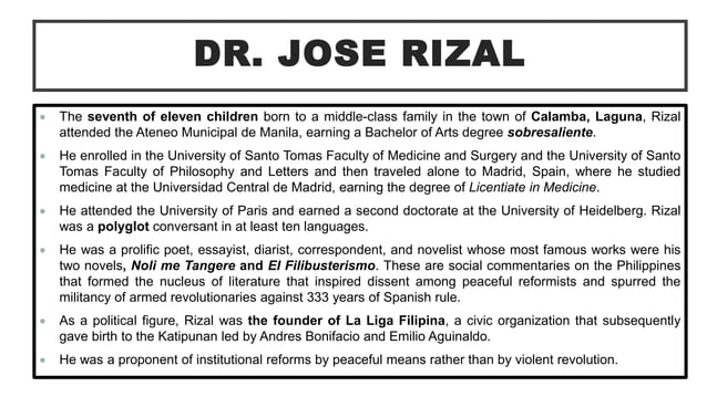 Rizal & Other Heroes.pptx | National & Civic Holidays | Holidays