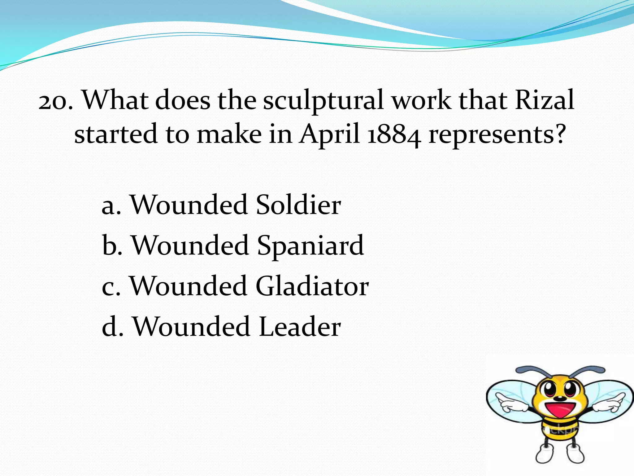 Rizal quiz bee easy | PPTX