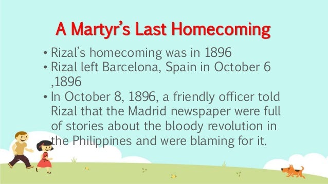 Last Homeing Of Rizal