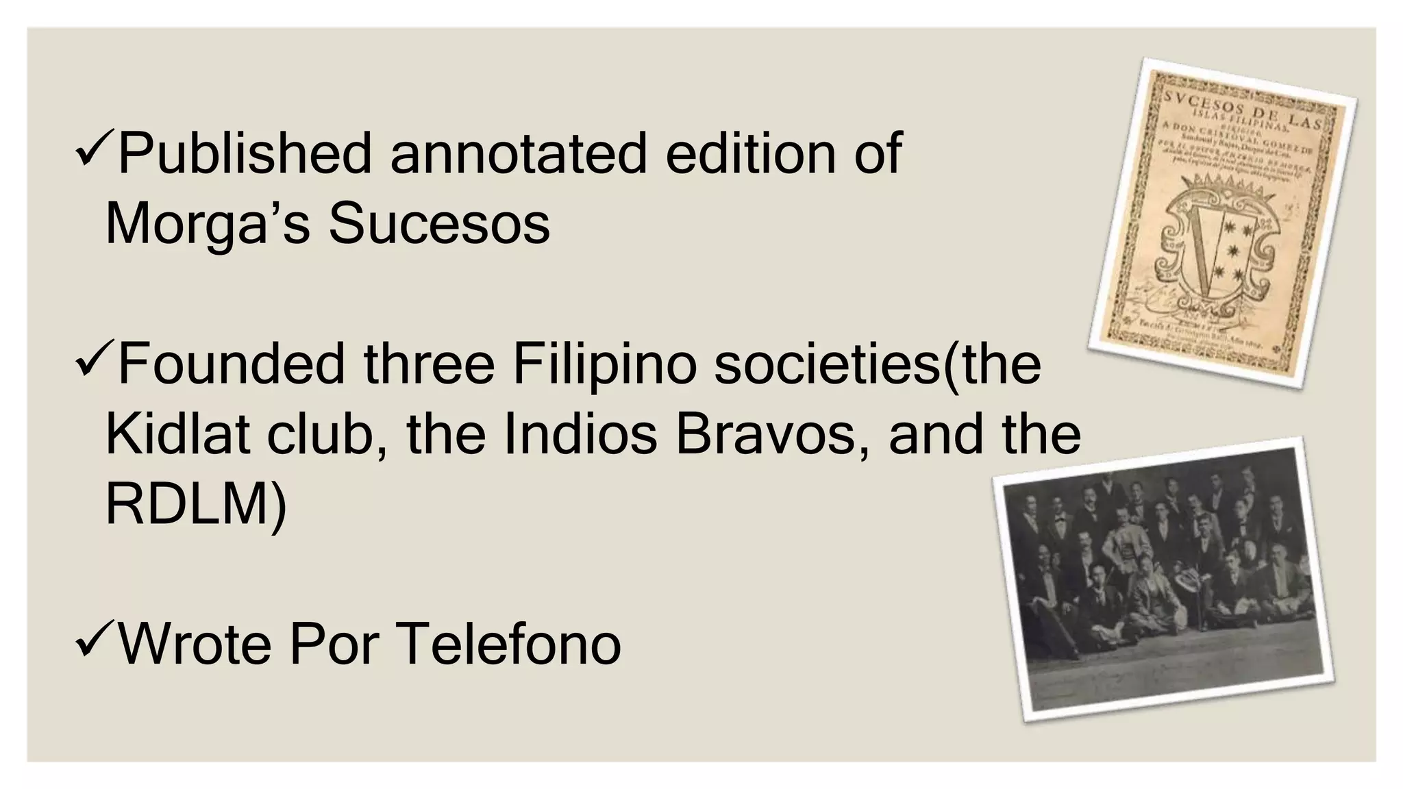 Rizal's Second Sojourn in Paris and the Universal Exposition of 1889 | PPTX