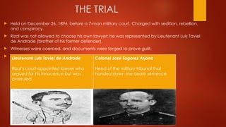 The Life, Exile, and Execution of José Rizal: Contributions and Legacy ...
