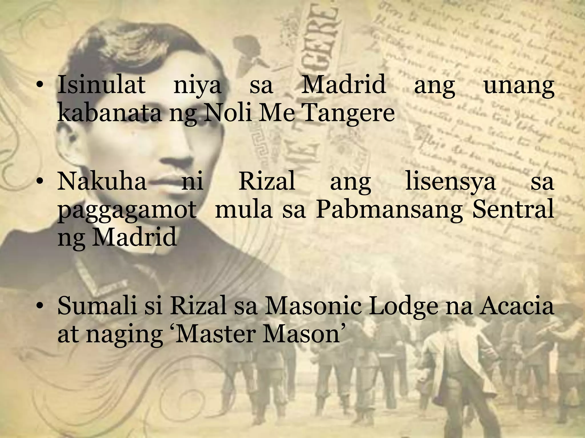 Rizal sa europa (1882 1892) | PPTX