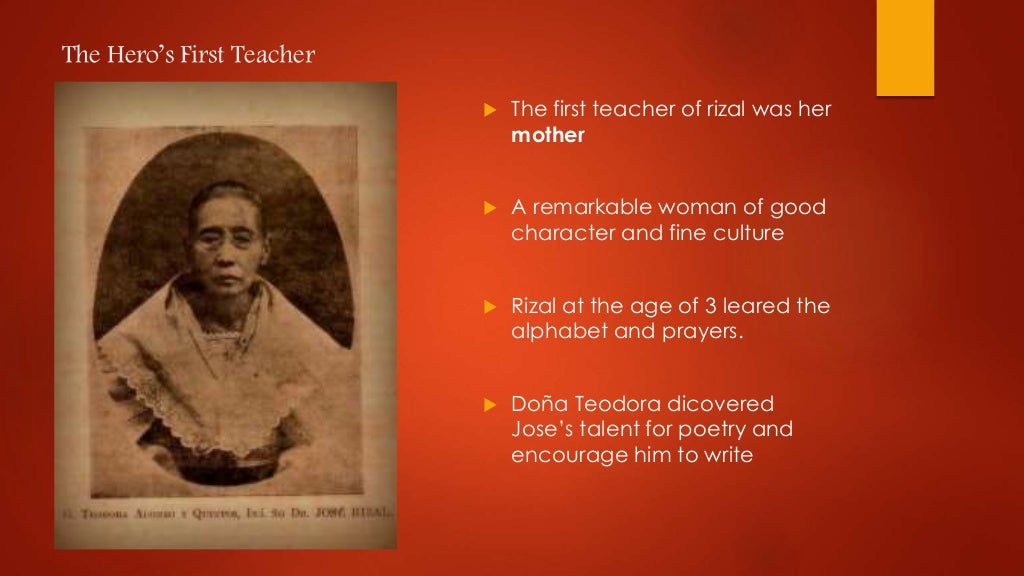 Rizal's early education in calamba biñan