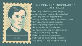 Jose Simoy Rizal's Early Writings during the time of spaniards | PDF