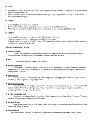 Rizal's Life, Works, and Writings (PRELIM) | DOCX